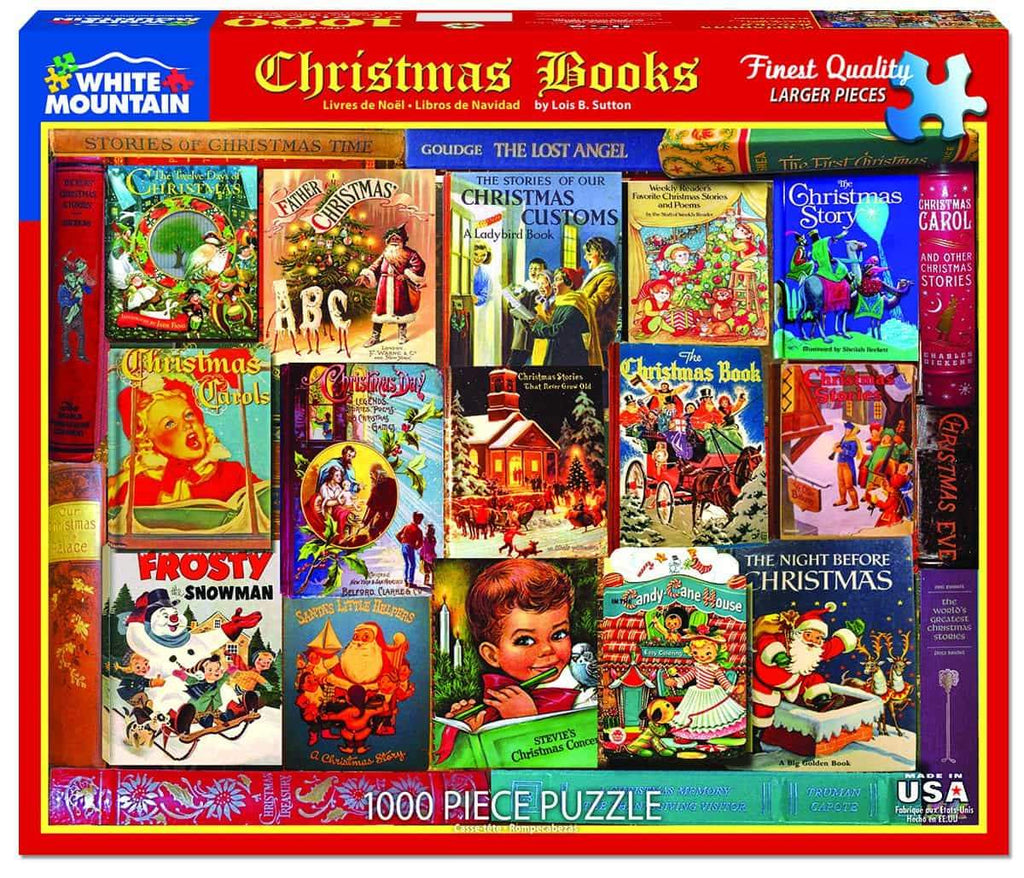 Christmas Books - 1000 Pieces
