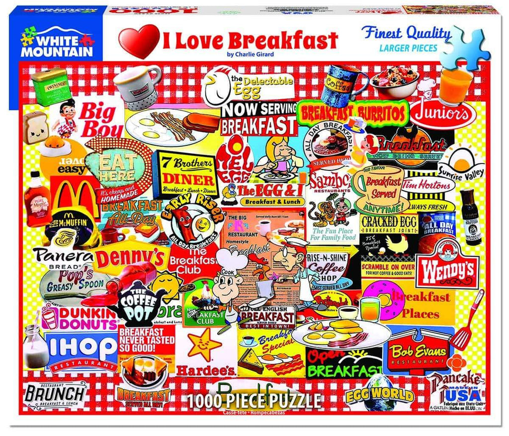 I Love Breakfast - 1000 Pieces