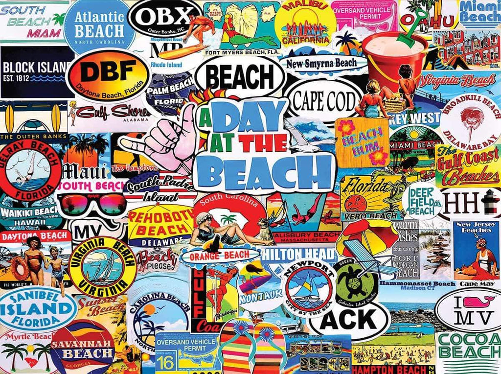 A Day At The Beach - 1000 Pieces