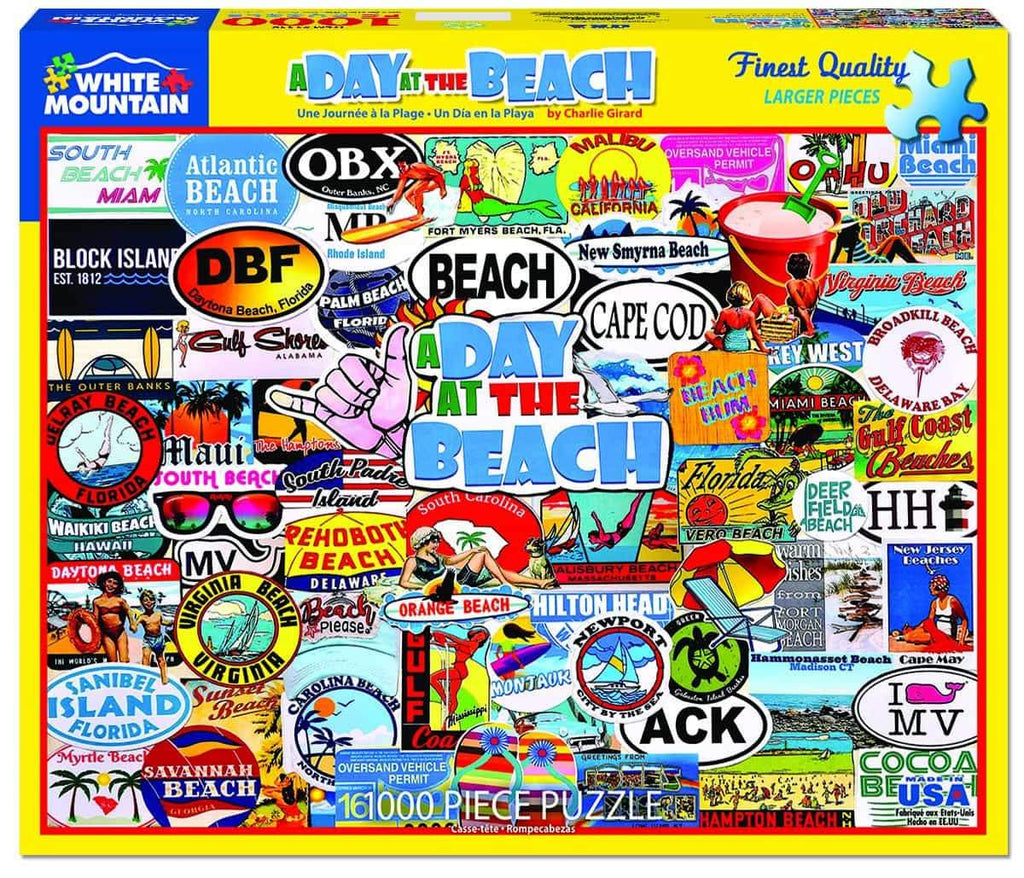 A Day At The Beach - 1000 Pieces