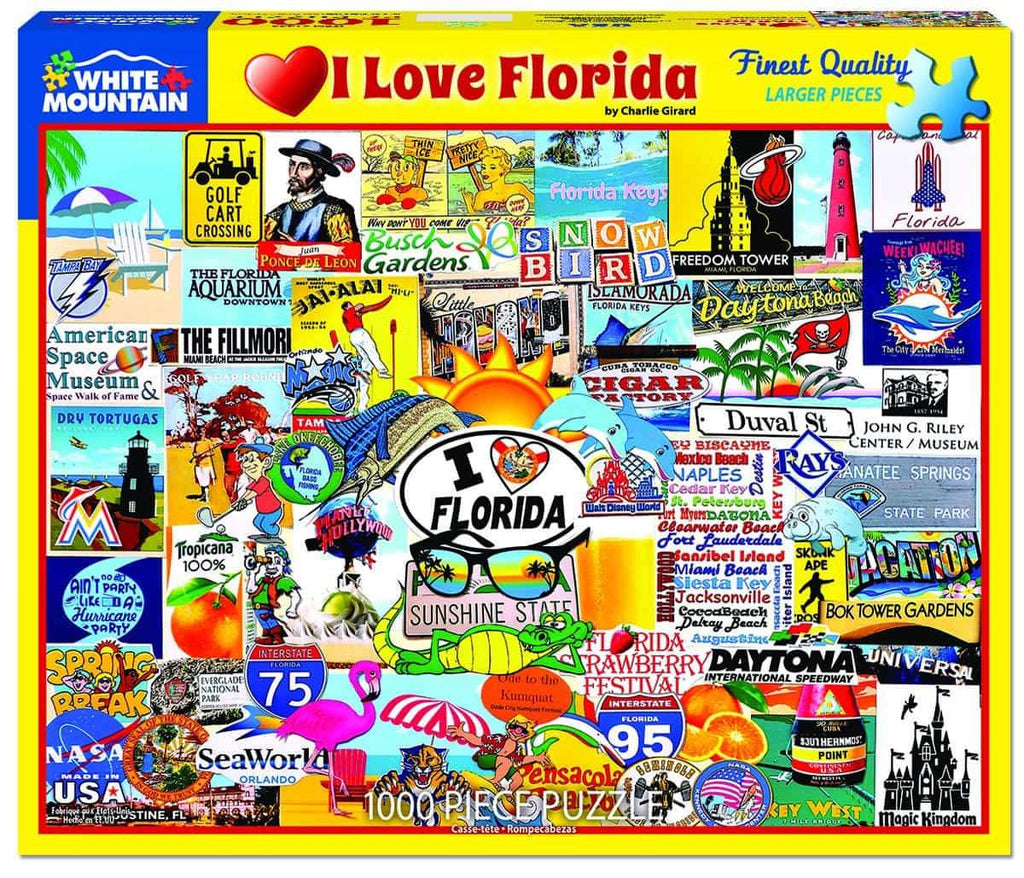 I Love Florida - 1000 Pieces
