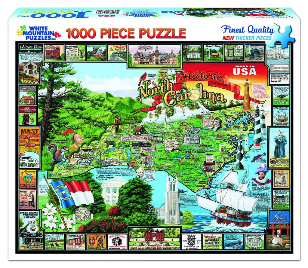 Historic North  Carolina - 1000 Pieces