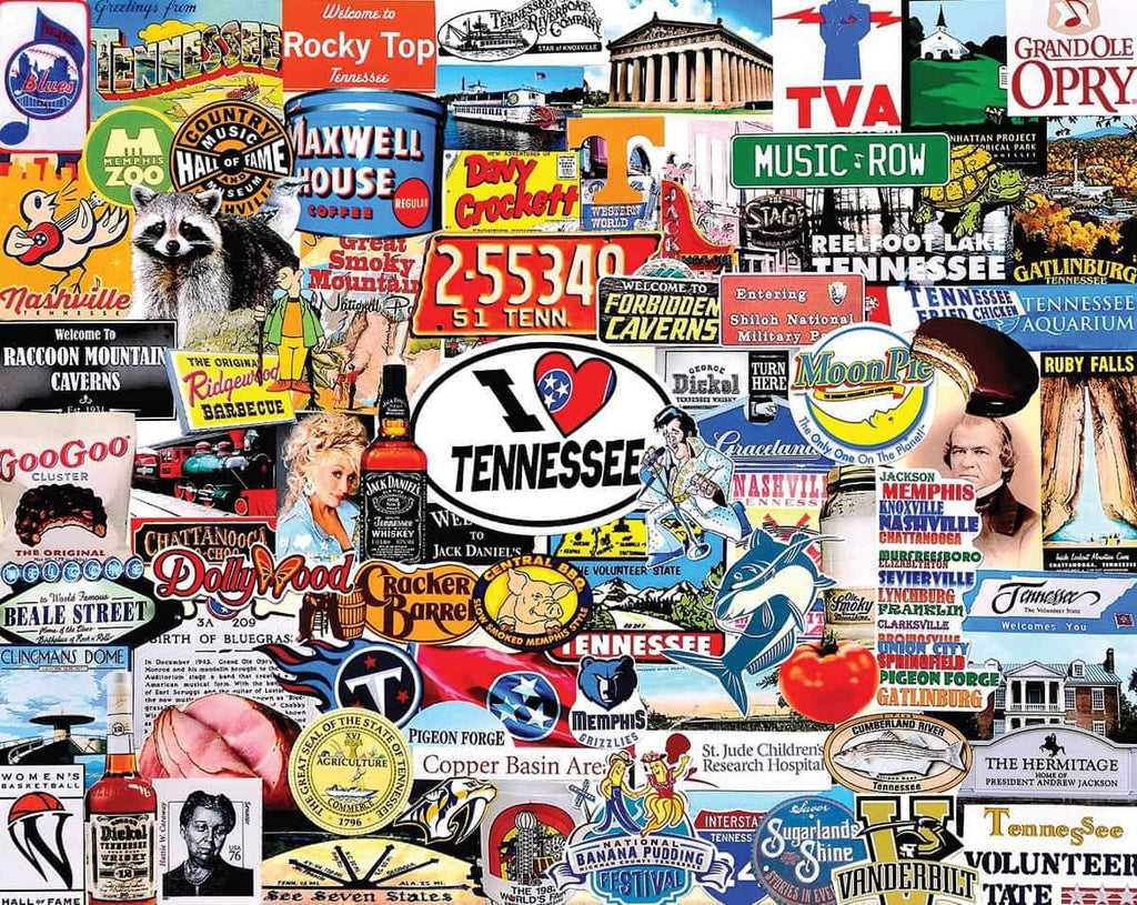 I Love Tennessee - 1000 Pieces