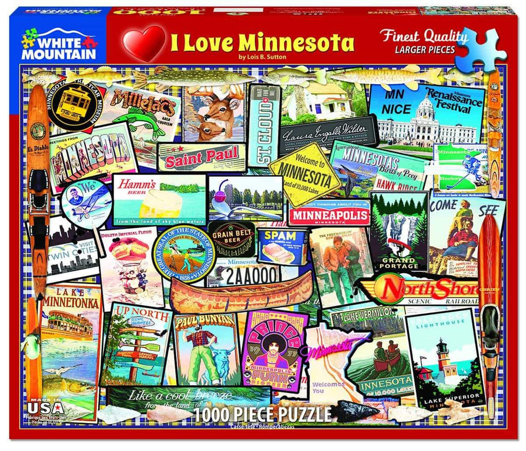 I Love Minnesota - 1000 Pieces