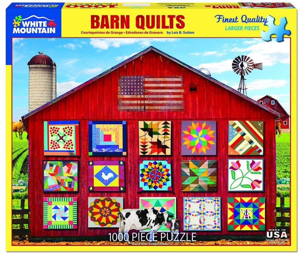 Barn Quilts - 1000 Pieces