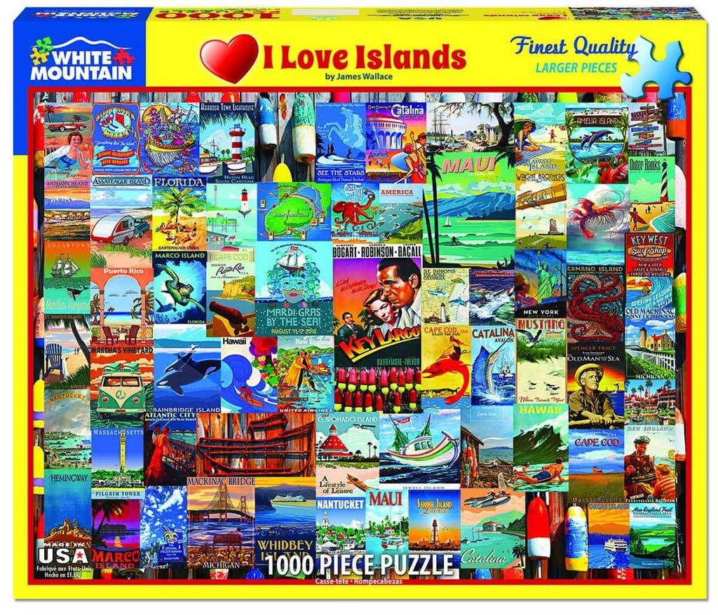 I Love Islands -  1000 Pieces