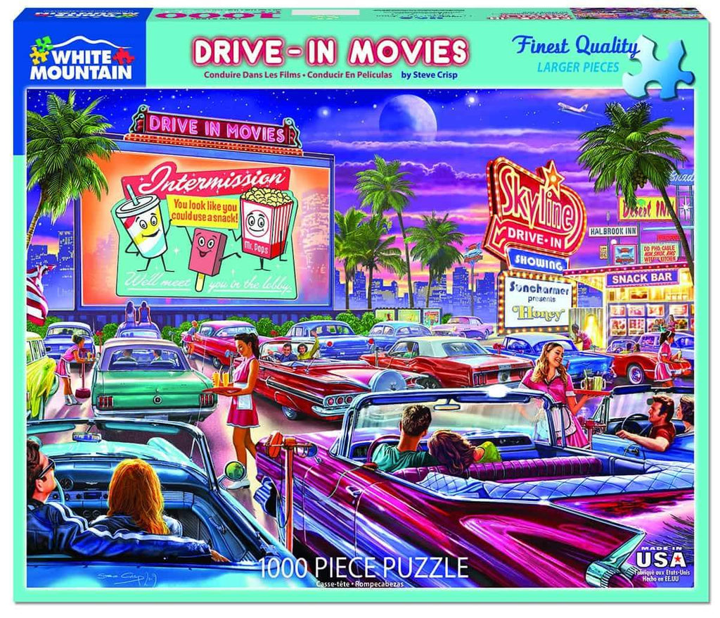 Drive-In Movie - 1000 Piece Puzzle