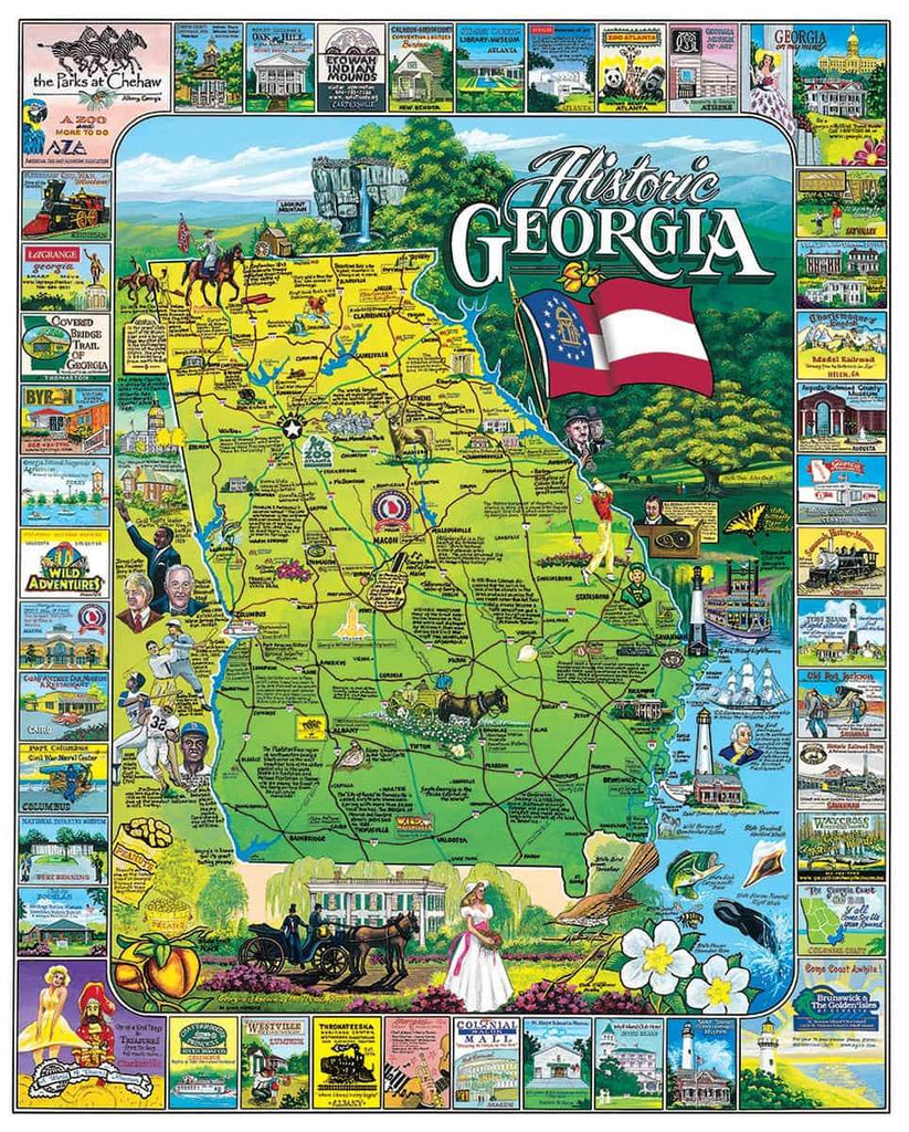 Historic Georgia - 1000 Pieces