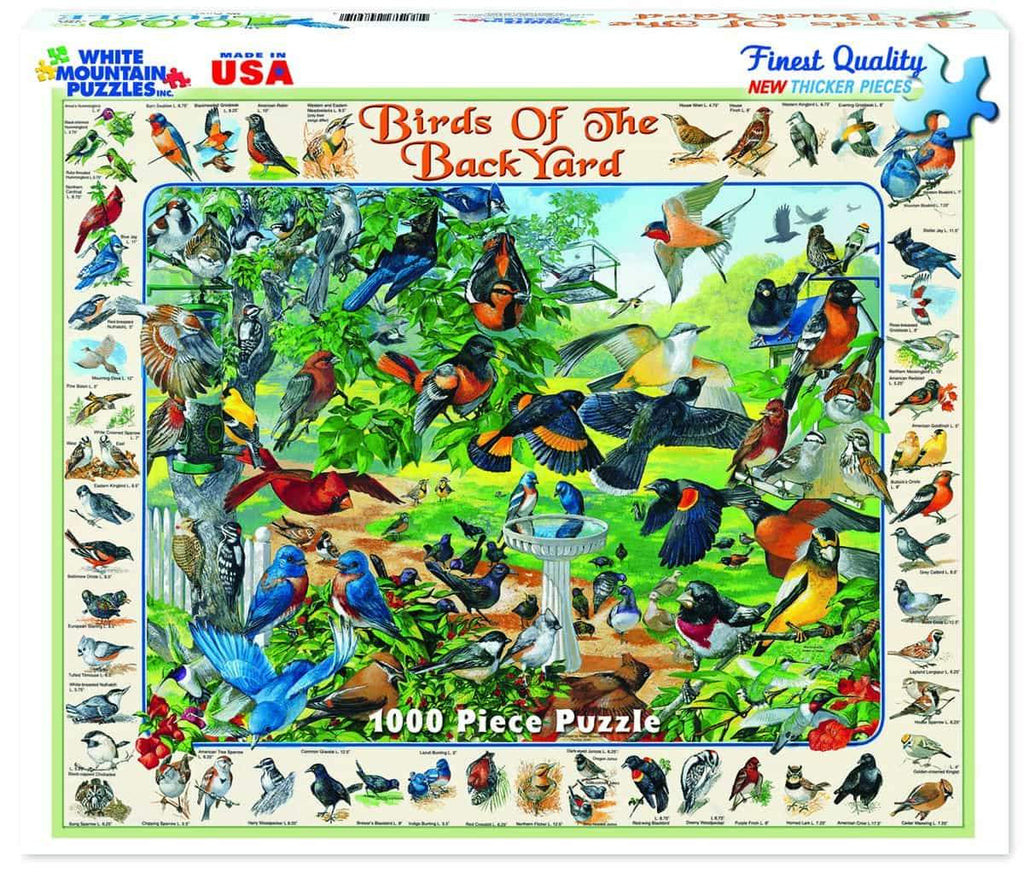 Birds of the Back Yard - 1000 Pieces