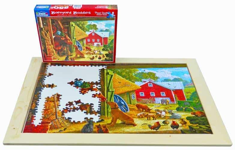 Wood Puzzle Tray - 550 PC Puzzle*
