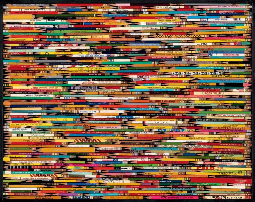 Pencil Collage - 1000 Pieces
