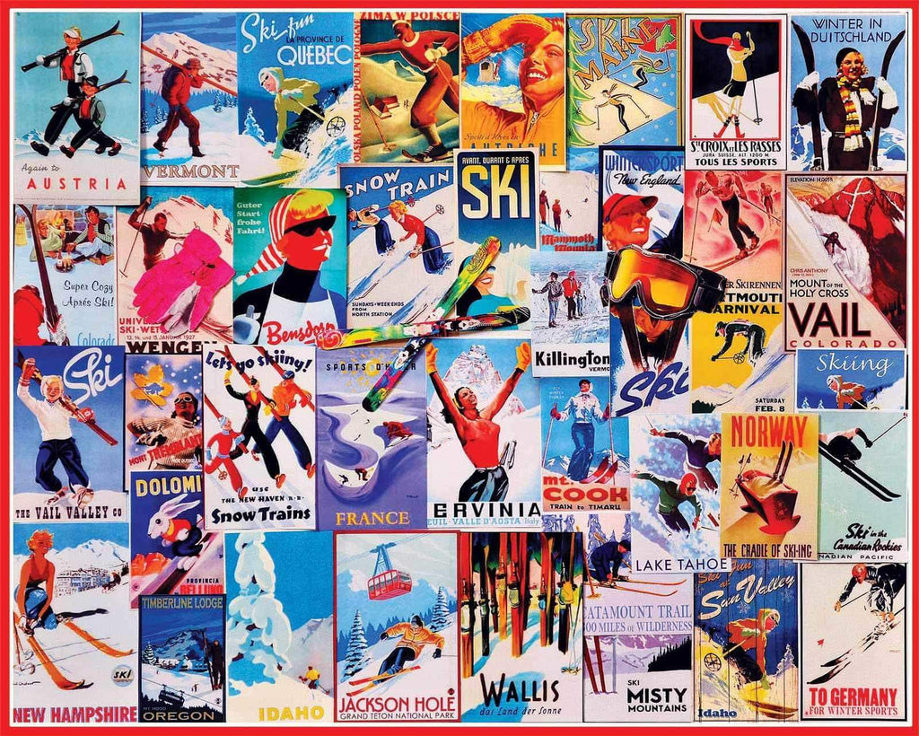 Ski Posters - 1000 Pieces
