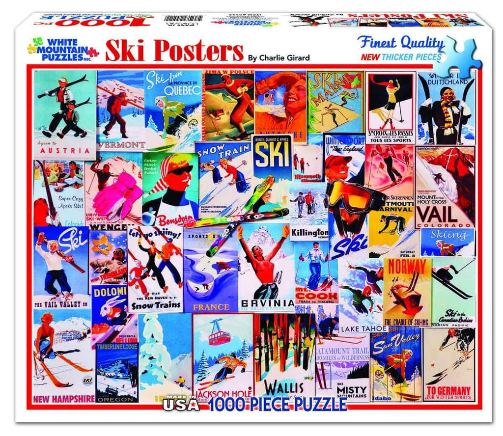 Ski Posters - 1000 Pieces